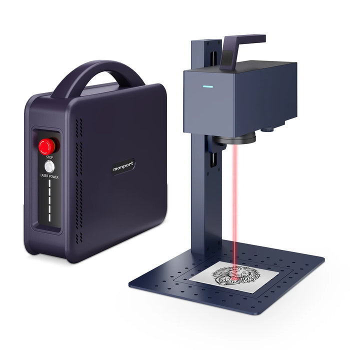 Monport 20W Portable Fiber Laser Engraver