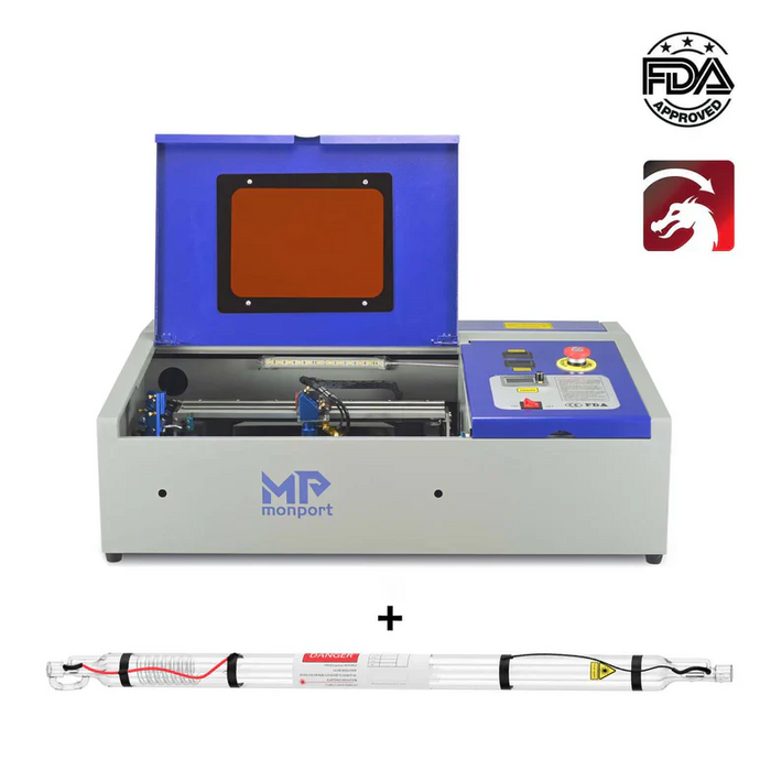 Monport 40W Pro Lightburn-Supported CO2 Laser Engraver