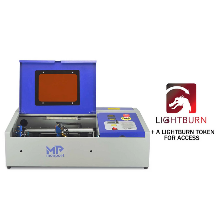 Monport 40W Pro Lightburn-Supported CO2 Laser Engraver