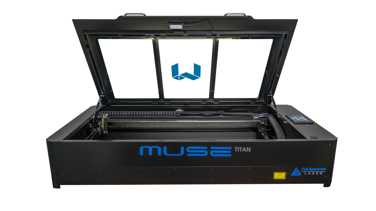 Muse Titan v3 48" x 24" CO2 Laser with AI 3D Camera